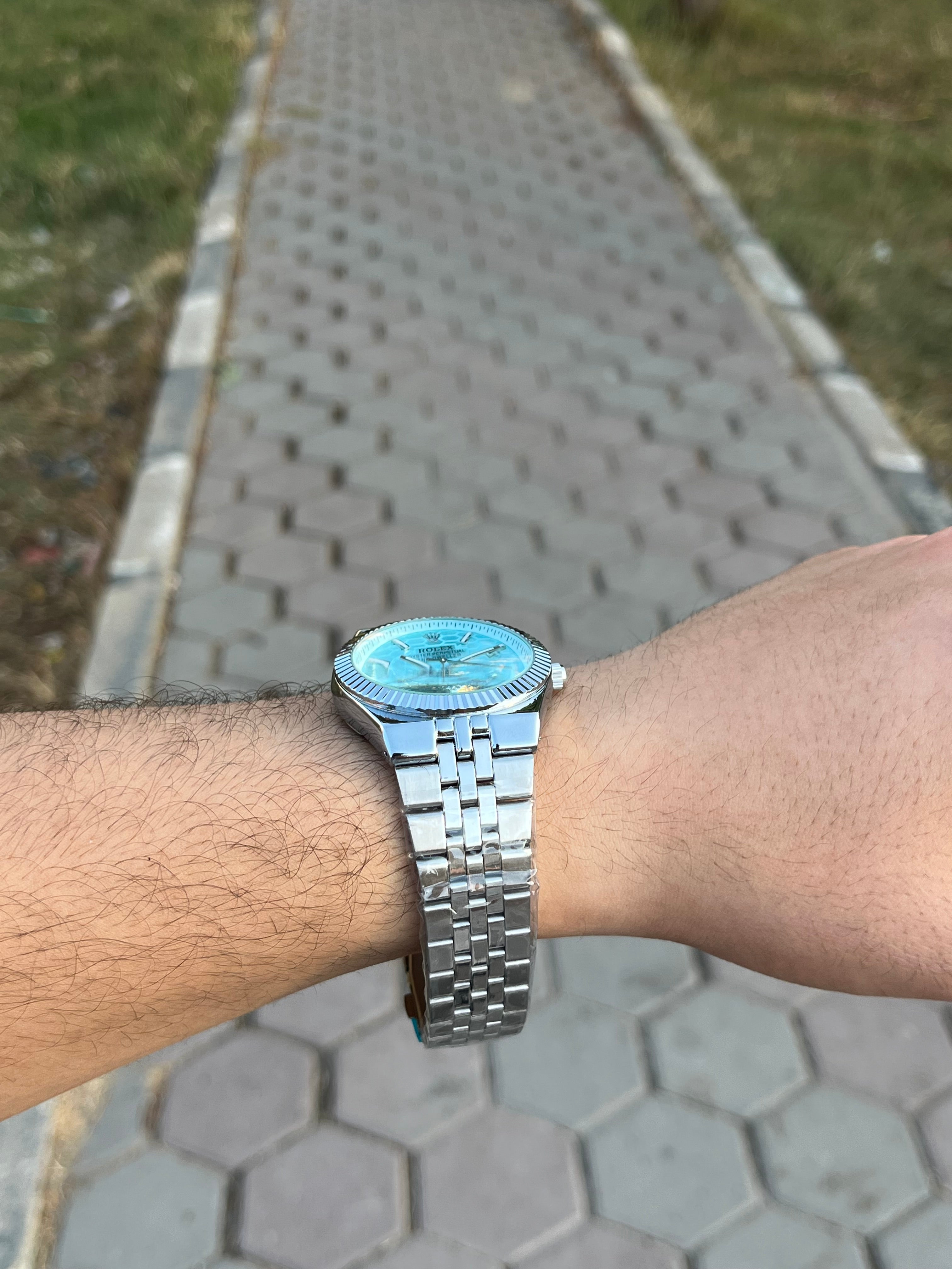 Rolex Datejust Style Ice blue