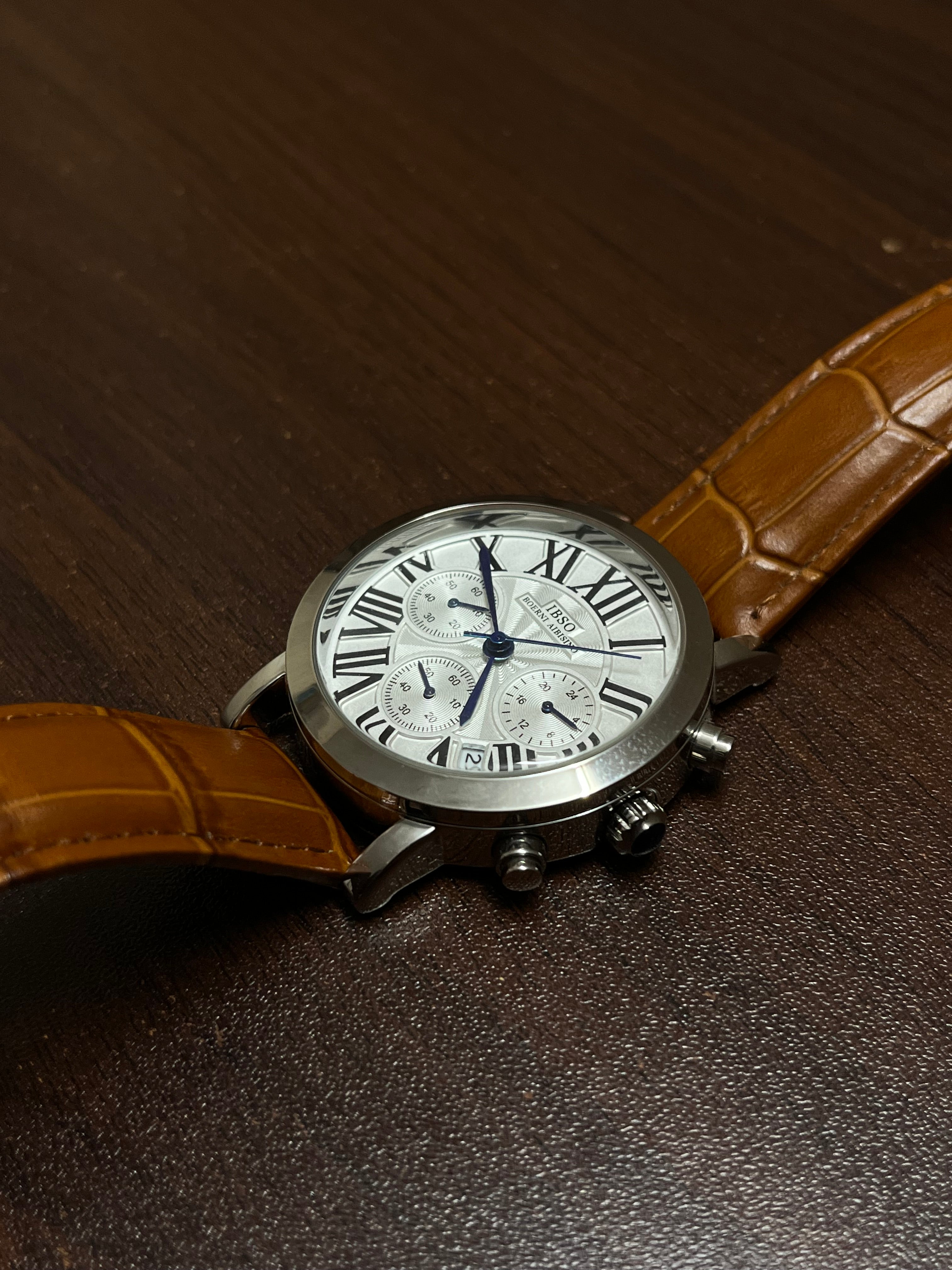 IBSO Chronograph – Silver Brown