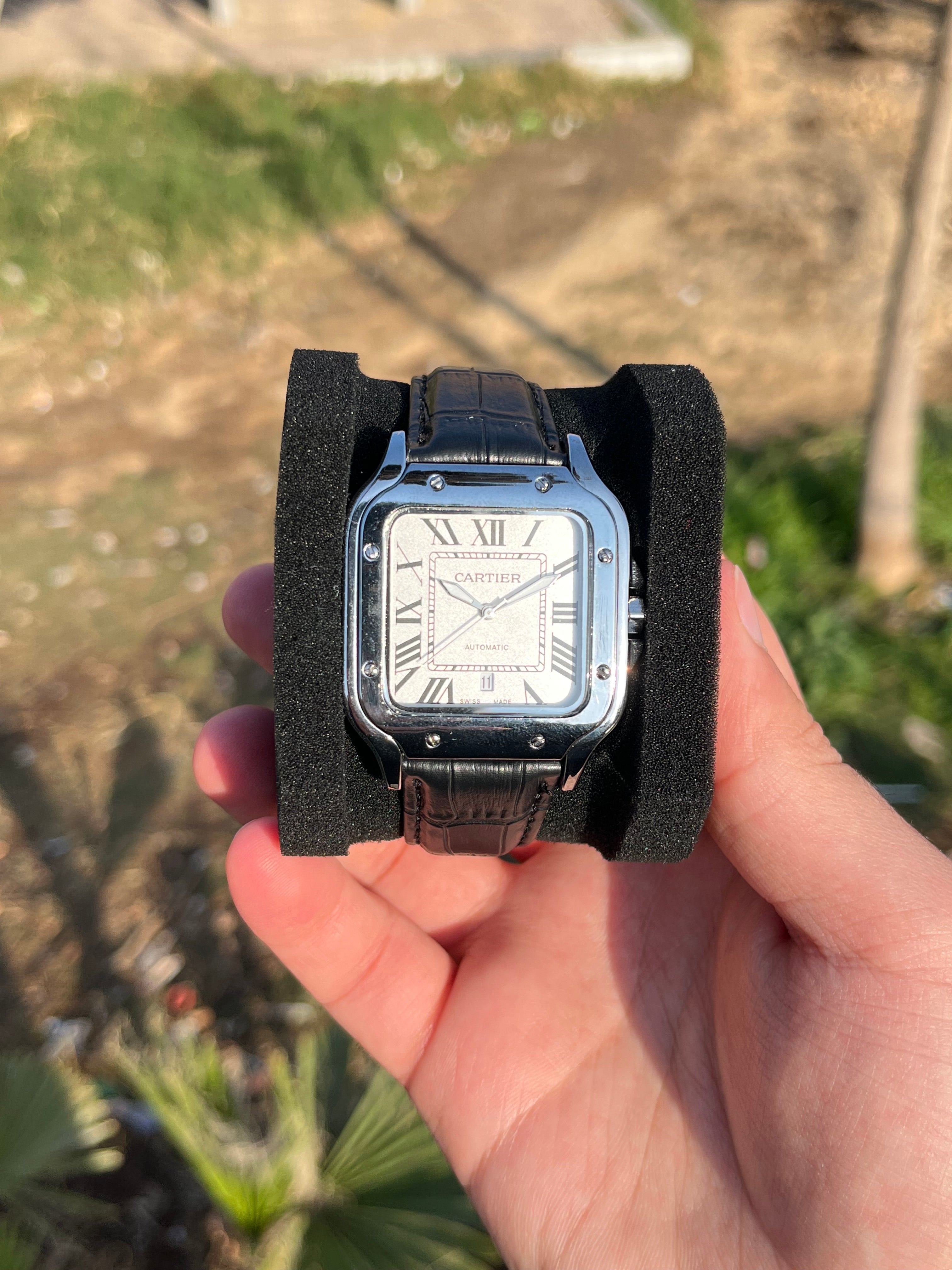 Cartier Santos Leather-OldMoney Edition