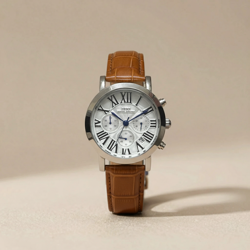 IBSO Chronograph – Silver Brown