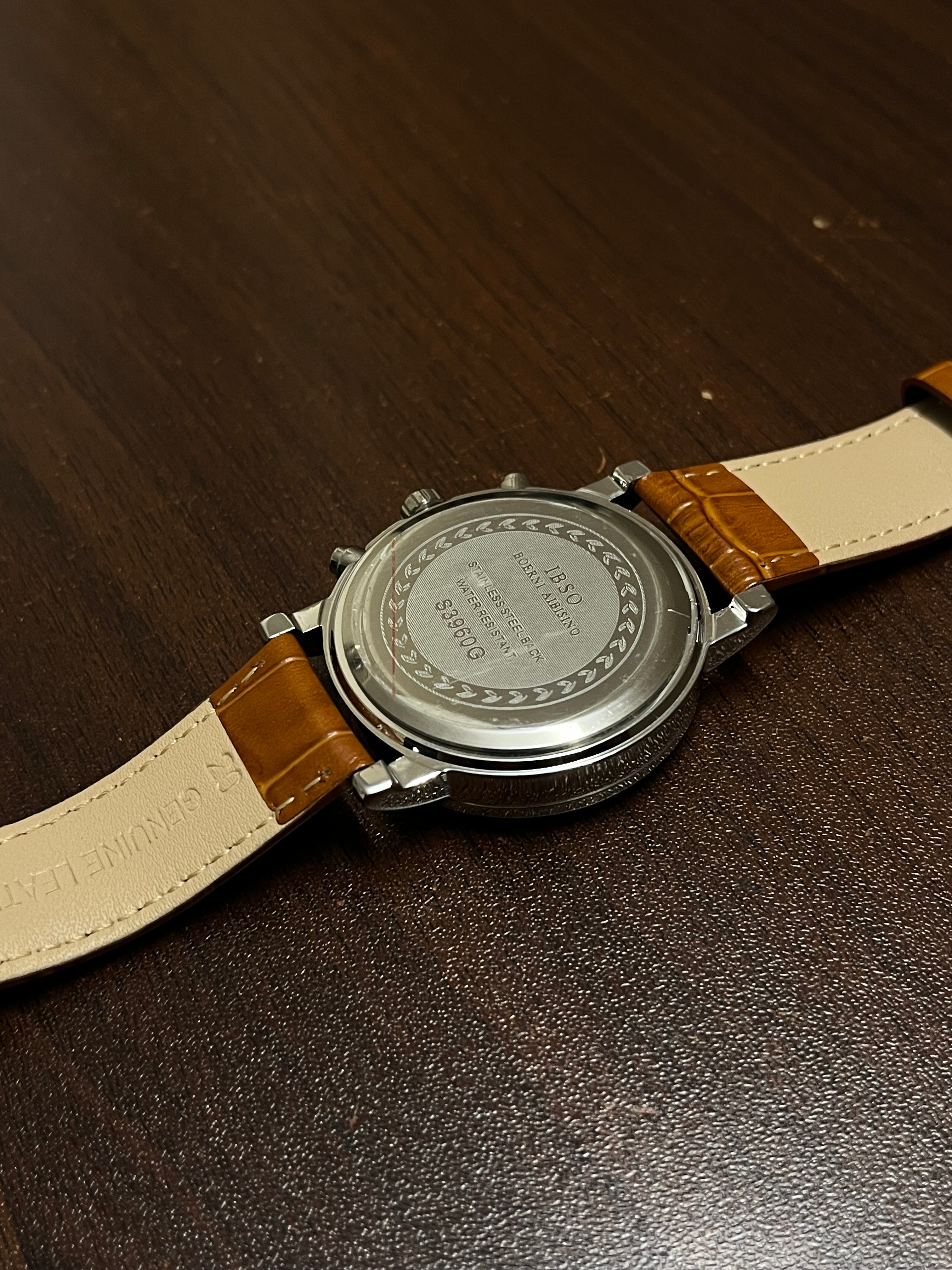 IBSO Chronograph – Silver Brown