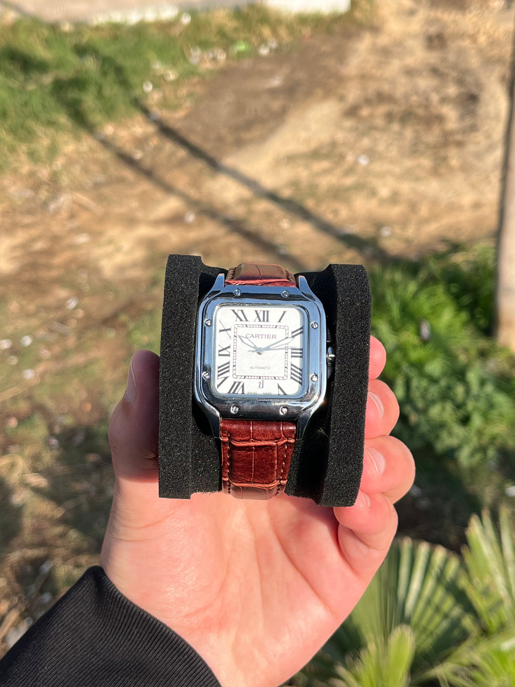 Cartier Santos Leather-OldMoney Edition