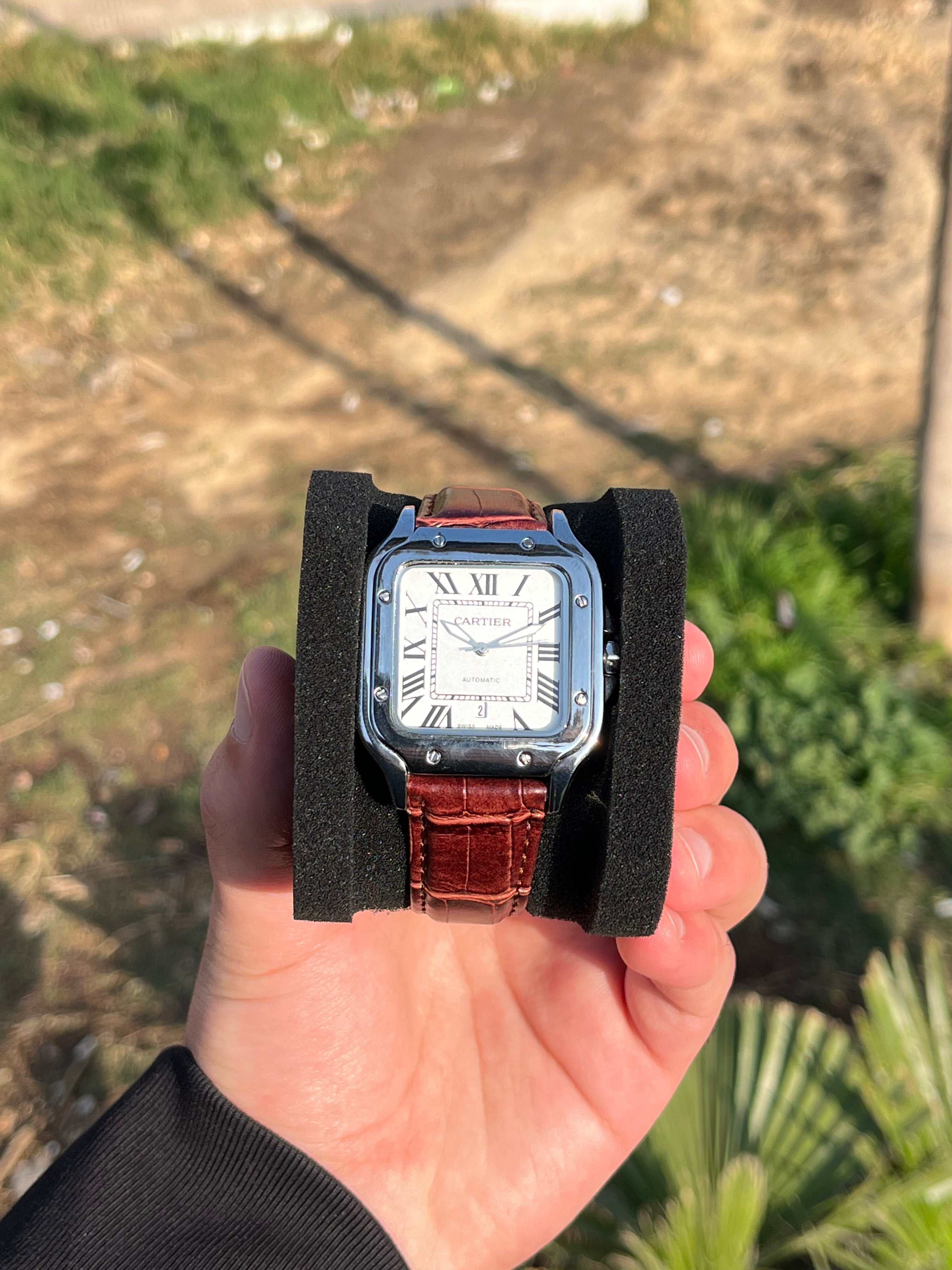 Cartier Santos Leather-OldMoney Edition