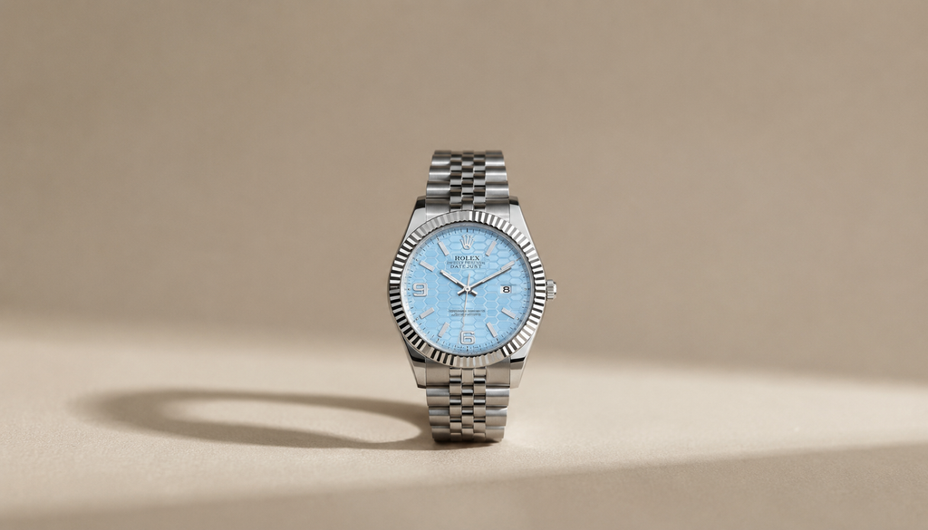Rolex Datejust Style Ice blue